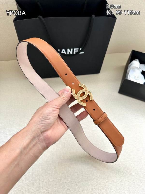 Chanel belt 30mmX95-115cm 8L (22)
