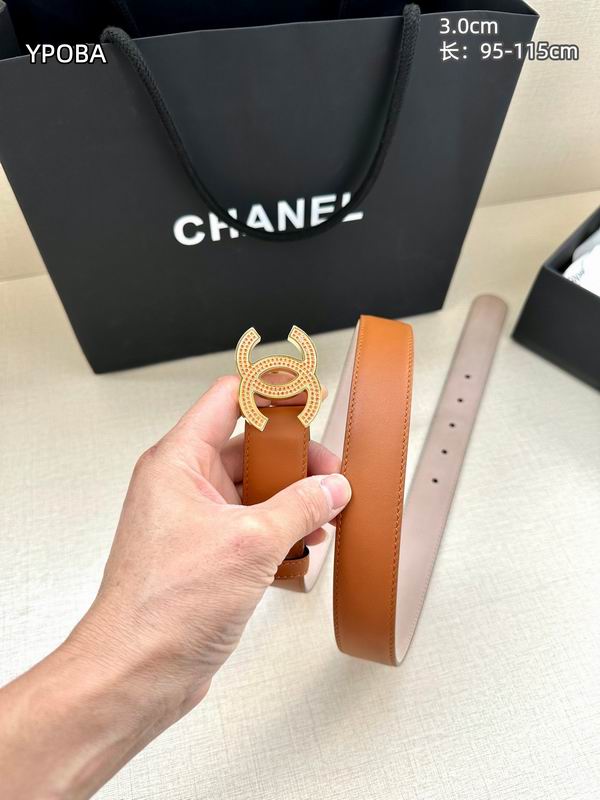 Chanel belt 30mmX95-115cm 8L (23)
