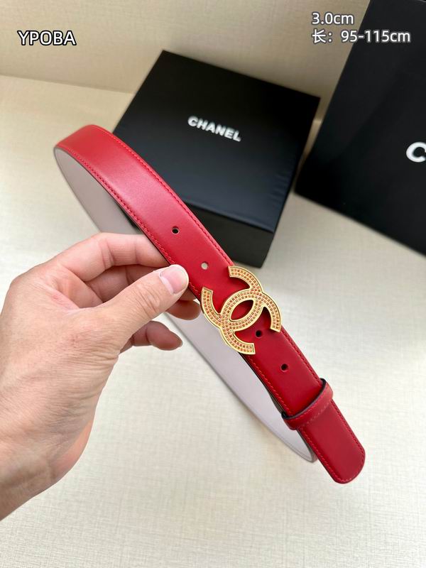 Chanel belt 30mmX95-115cm 8L (25)