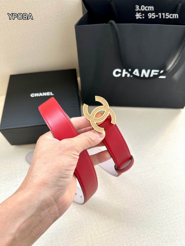 Chanel belt 30mmX95-115cm 8L (27)
