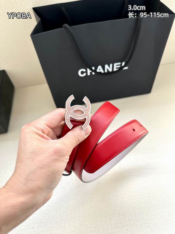 Chanel belt 30mmX95-115cm 8L (31)