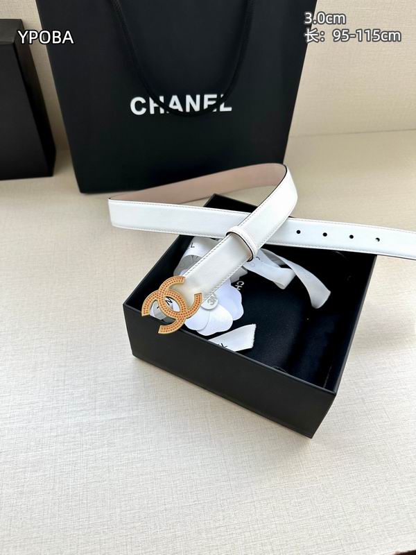 Chanel belt 30mmX95-115cm 8L (8)