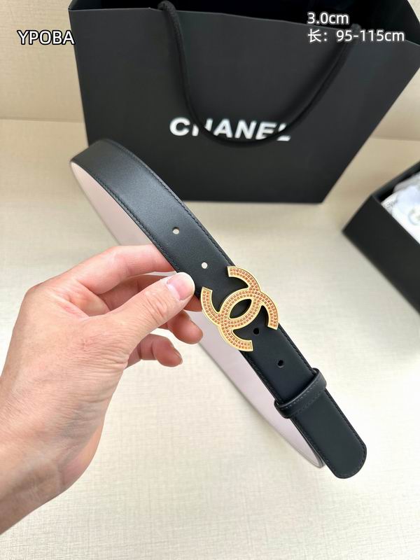 Chanel belt 30mmX95-115cm 8L (9)