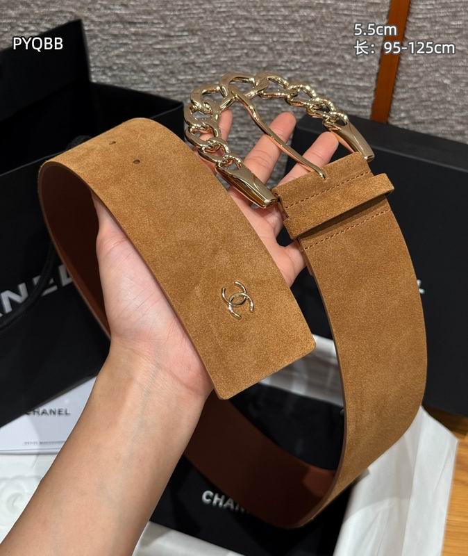 Chanel belt 55mmX95-125cm 8L (10)