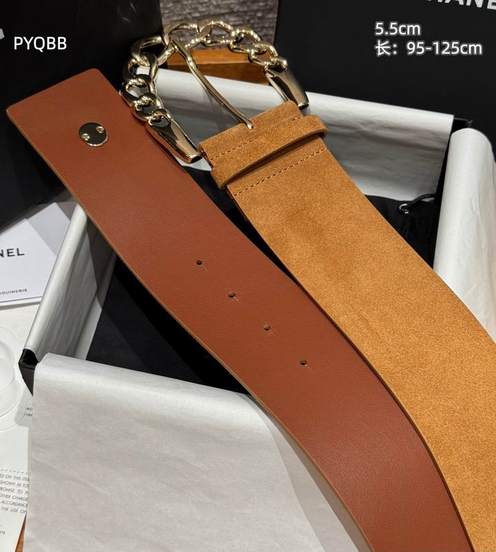 Chanel belt 55mmX95-125cm 8L (11)