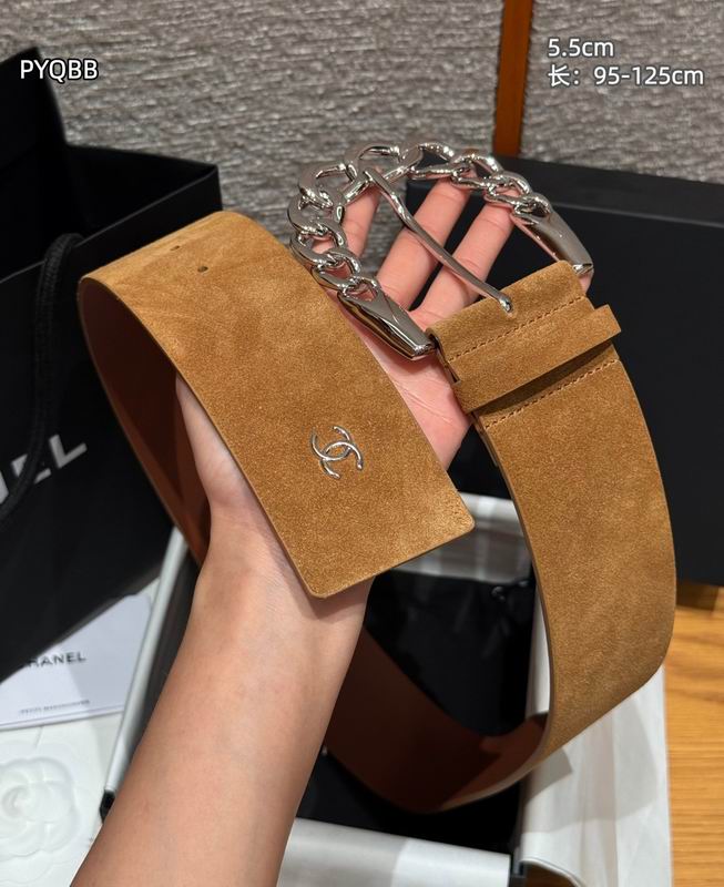 Chanel belt 55mmX95-125cm 8L (14)