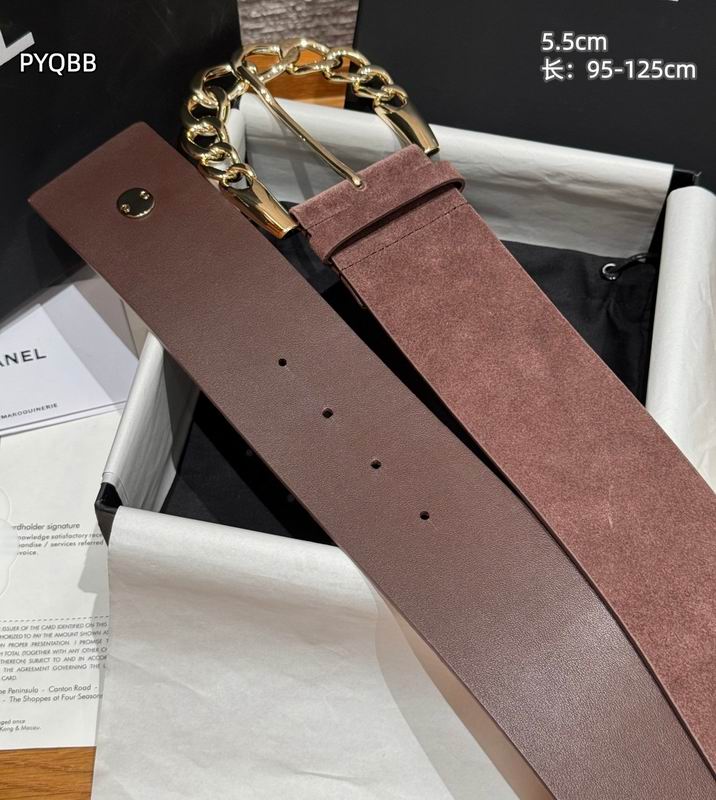 Chanel belt 55mmX95-125cm 8L (19)