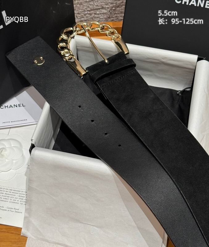 Chanel belt 55mmX95-125cm 8L (7)
