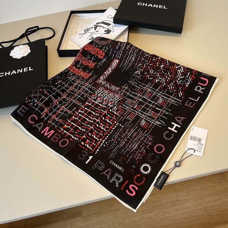 Chanel silk scarf hm (103)