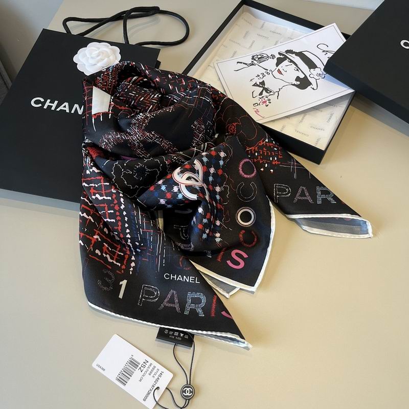 Chanel silk scarf hm (104)