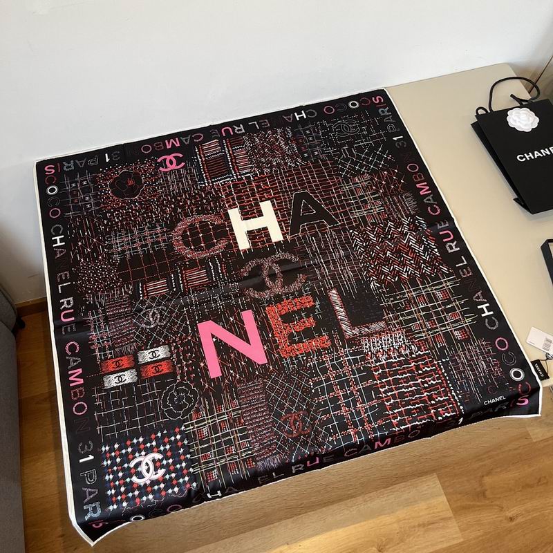 Chanel silk scarf hm (105)