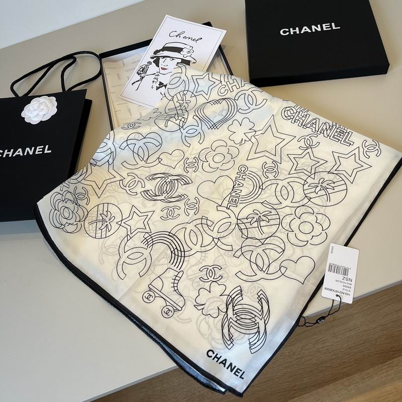 Chanel silk scarf hm (107)