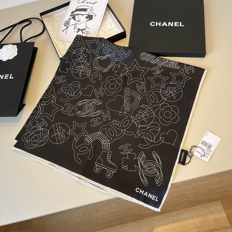 Chanel silk scarf hm (110)