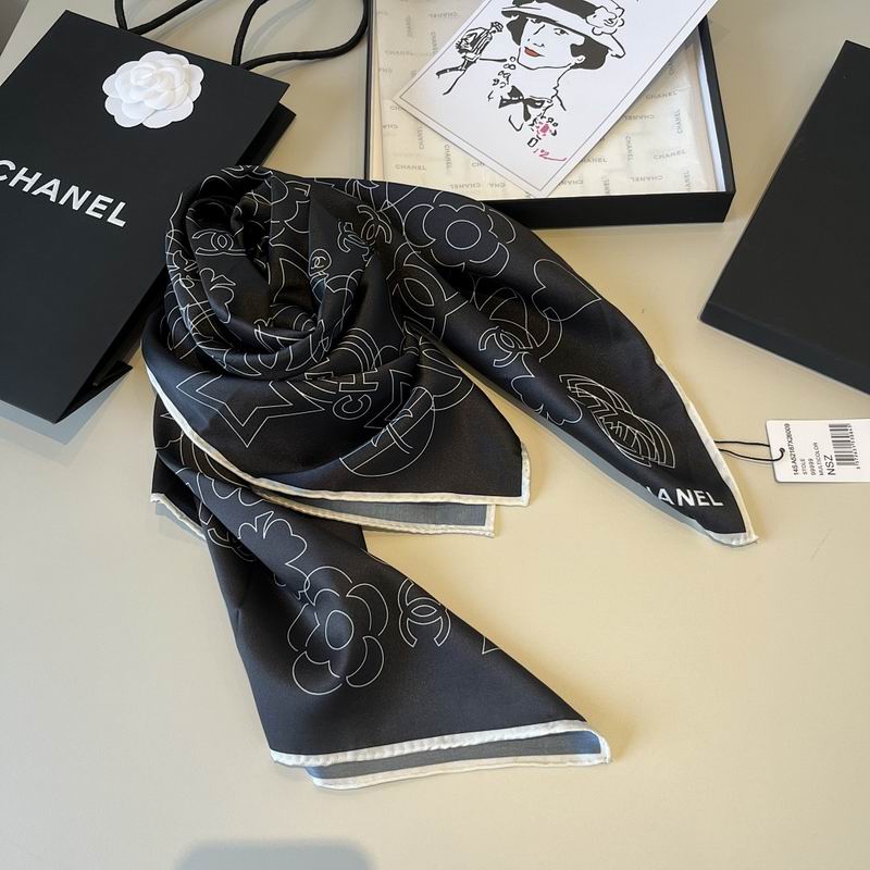 Chanel silk scarf hm (111)