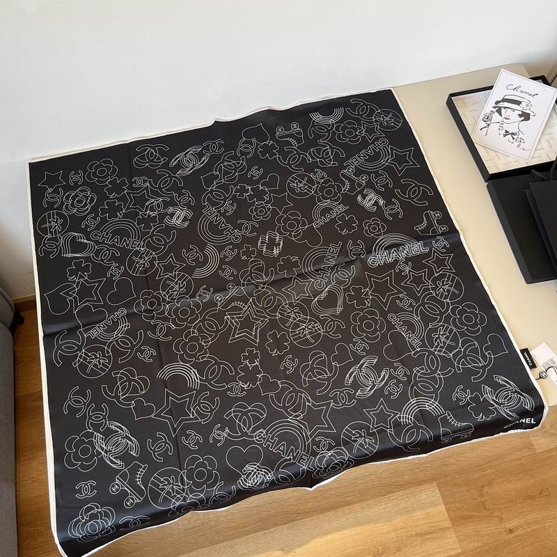 Chanel silk scarf hm (112)