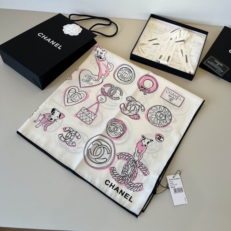 Chanel silk scarf hm (143)