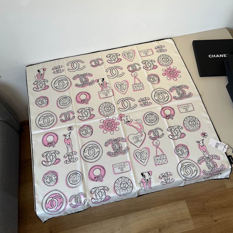 Chanel silk scarf hm (145)