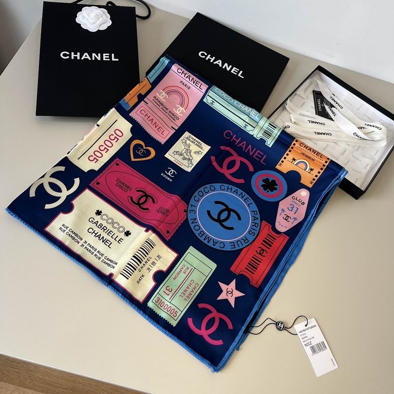 Chanel silk scarf hm (15)