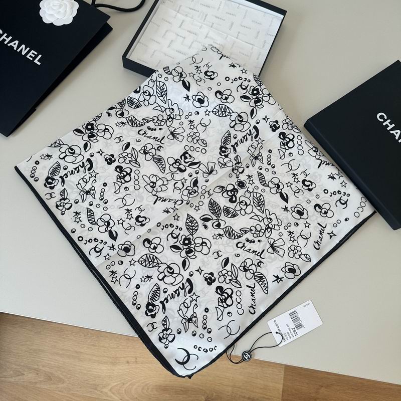 Chanel silk scarf hm (154)
