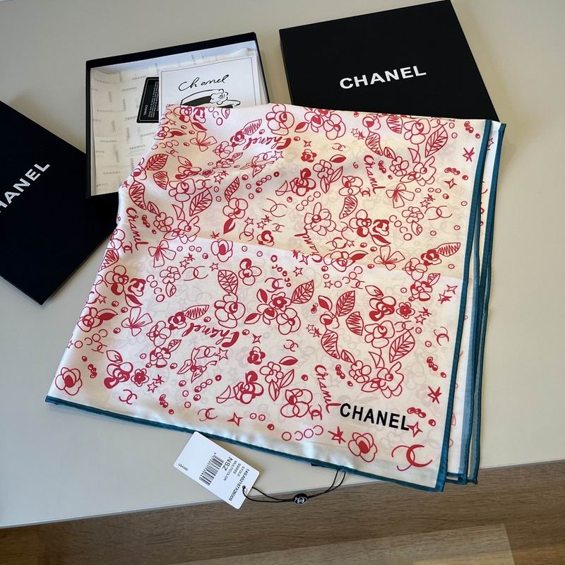 Chanel silk scarf hm (160)