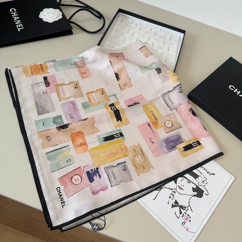 Chanel silk scarf hm (181)