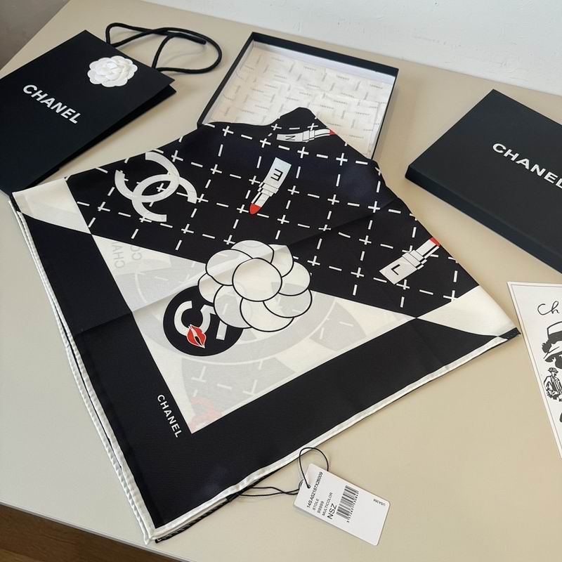 Chanel silk scarf hm (191)