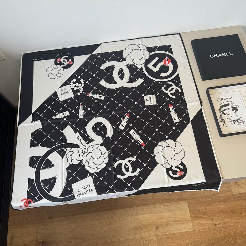 Chanel silk scarf hm (193)
