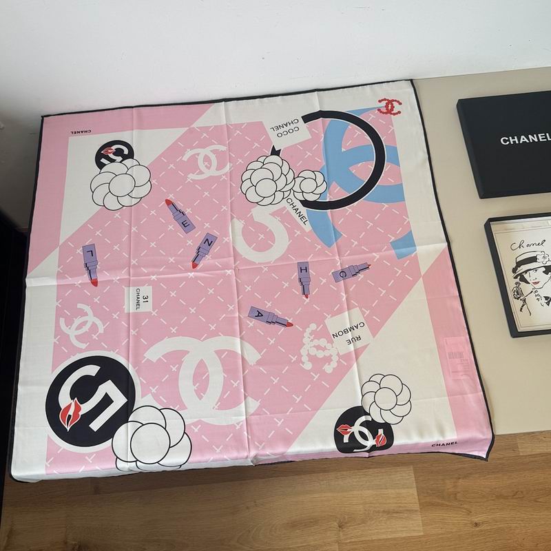Chanel silk scarf hm (196)