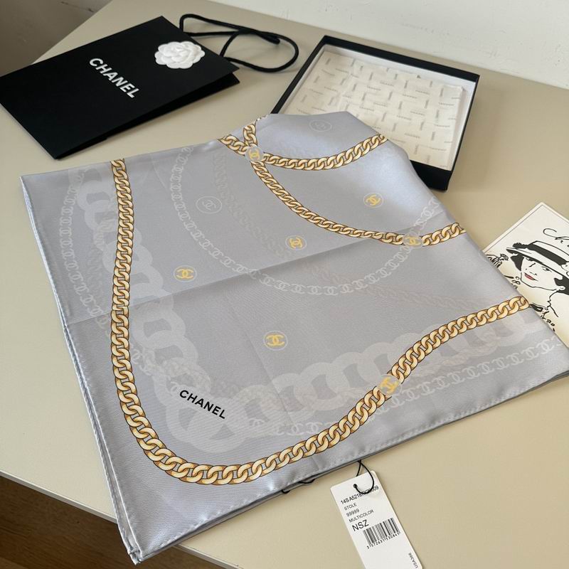 Chanel silk scarf hm (198)