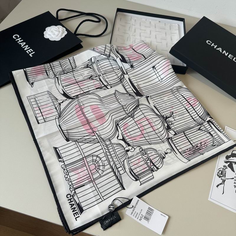 Chanel silk scarf hm (211)
