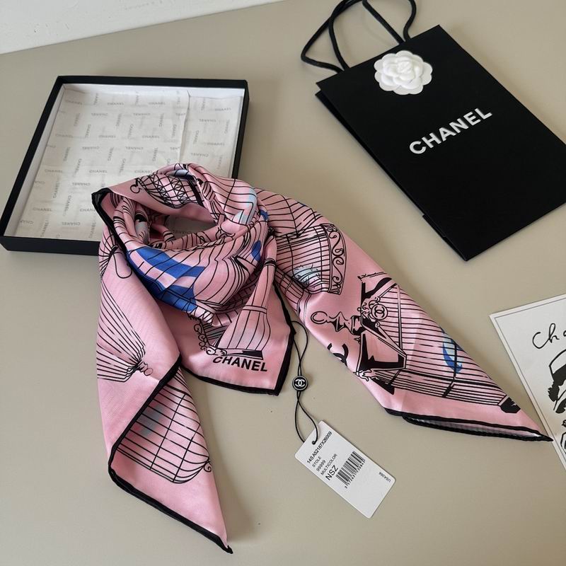 Chanel silk scarf hm (215)