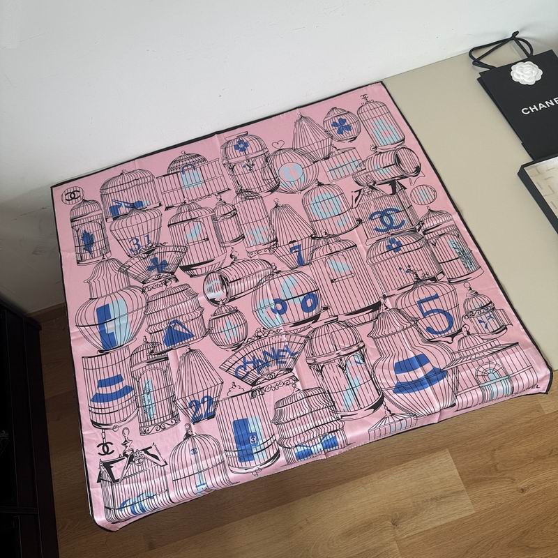 Chanel silk scarf hm (216)