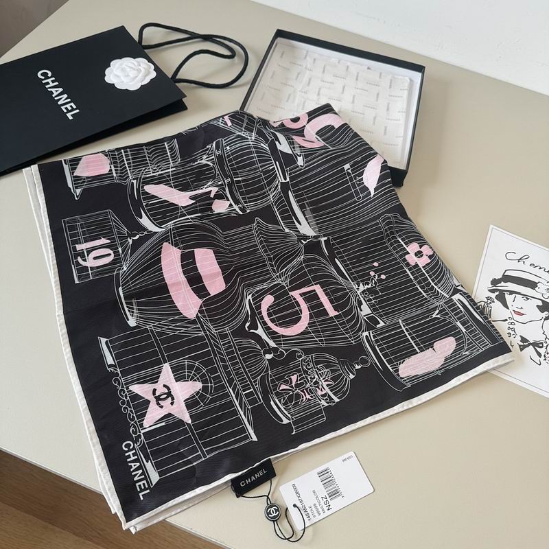 Chanel silk scarf hm (217)