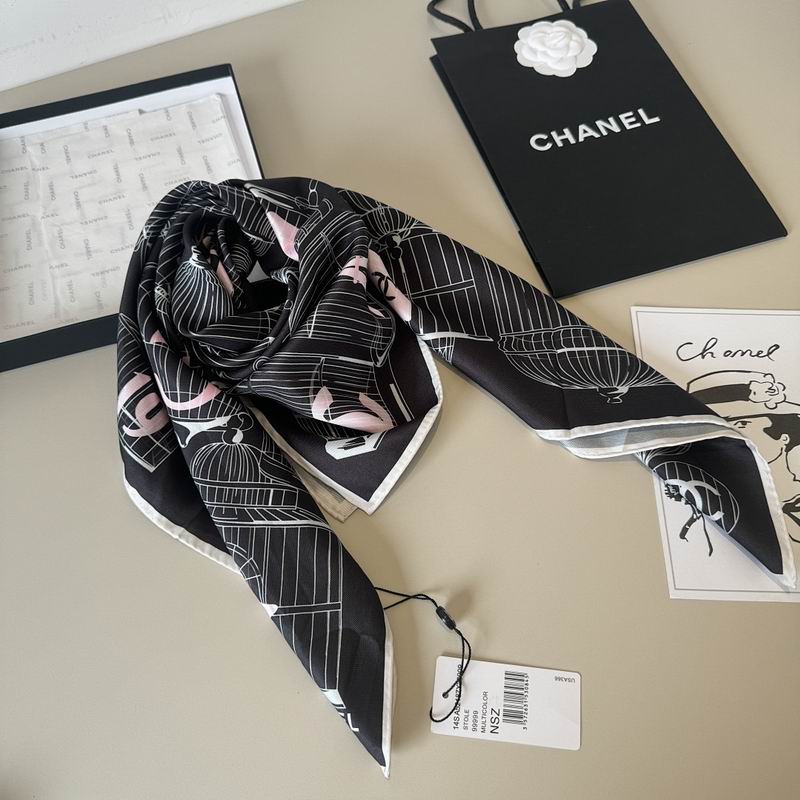 Chanel silk scarf hm (218)
