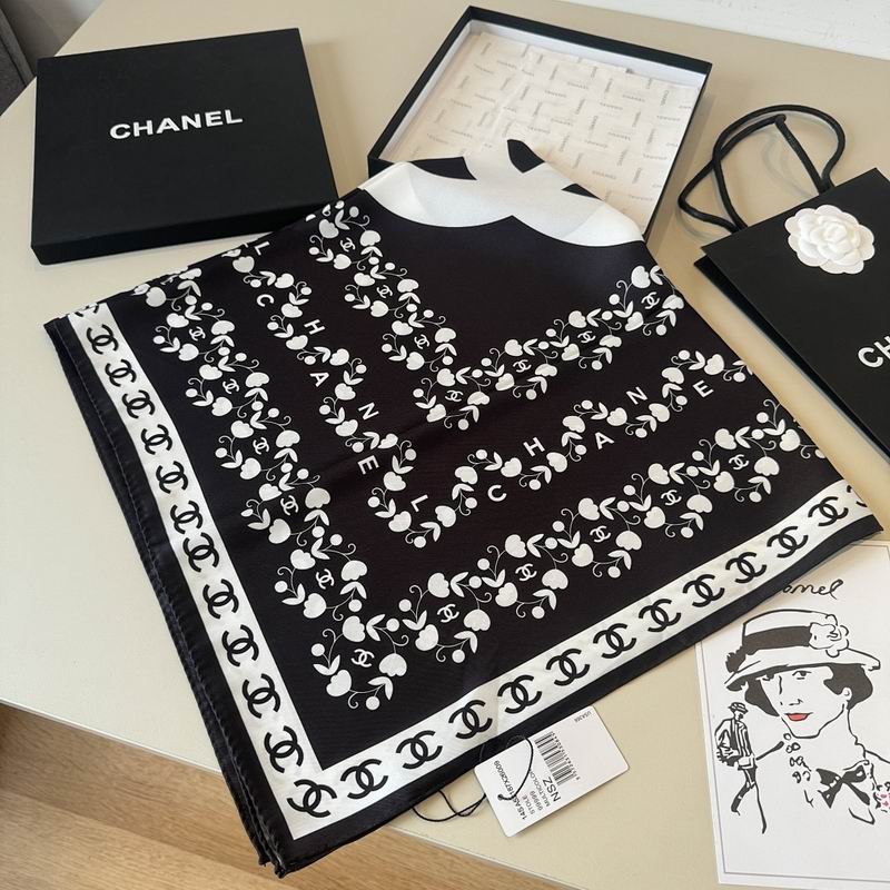 Chanel silk scarf hm (227)