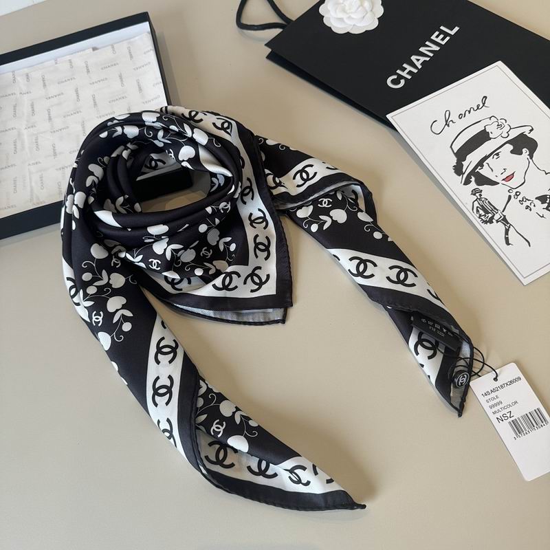 Chanel silk scarf hm (228)