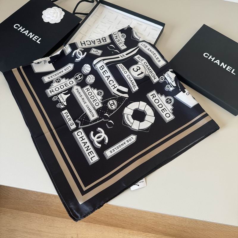 Chanel silk scarf hm (238)