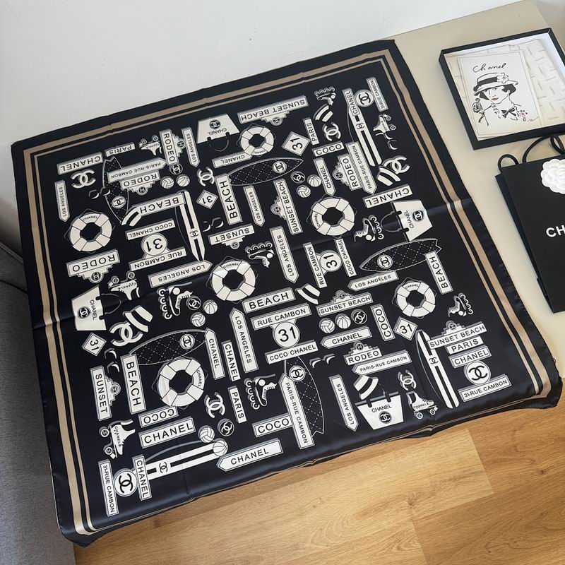 Chanel silk scarf hm (240)