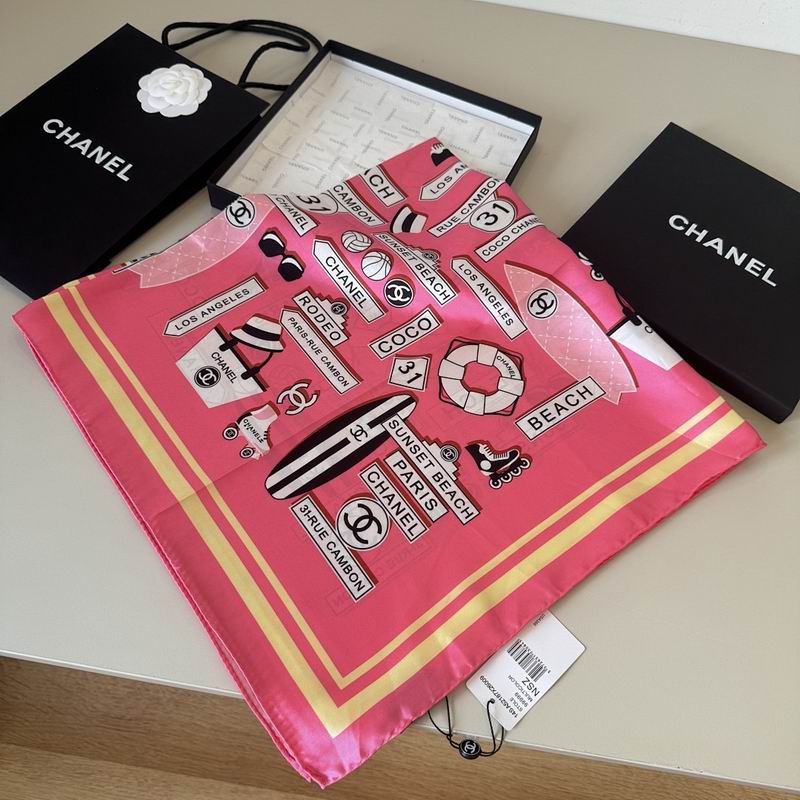 Chanel silk scarf hm (241)