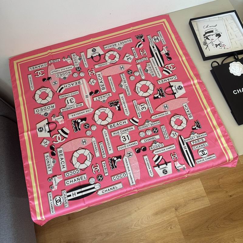 Chanel silk scarf hm (243)
