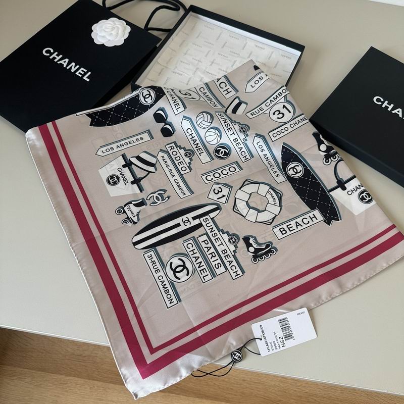 Chanel silk scarf hm (244)