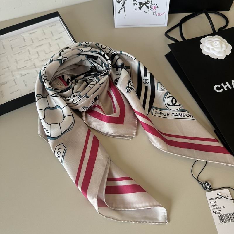 Chanel silk scarf hm (245)