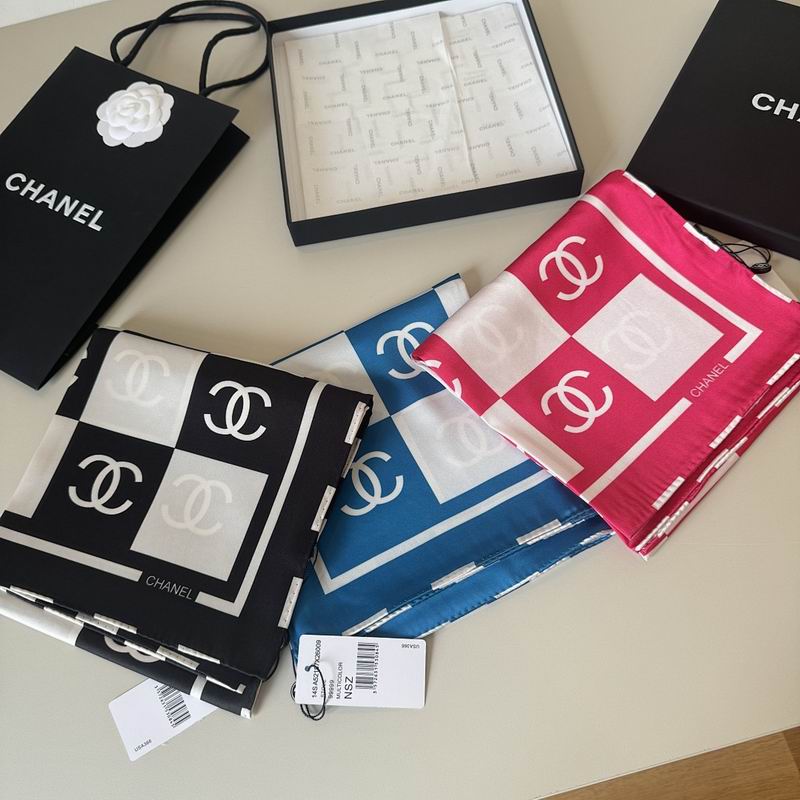Chanel silk scarf hm (247)