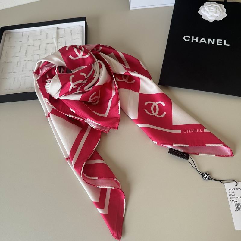 Chanel silk scarf hm (249)