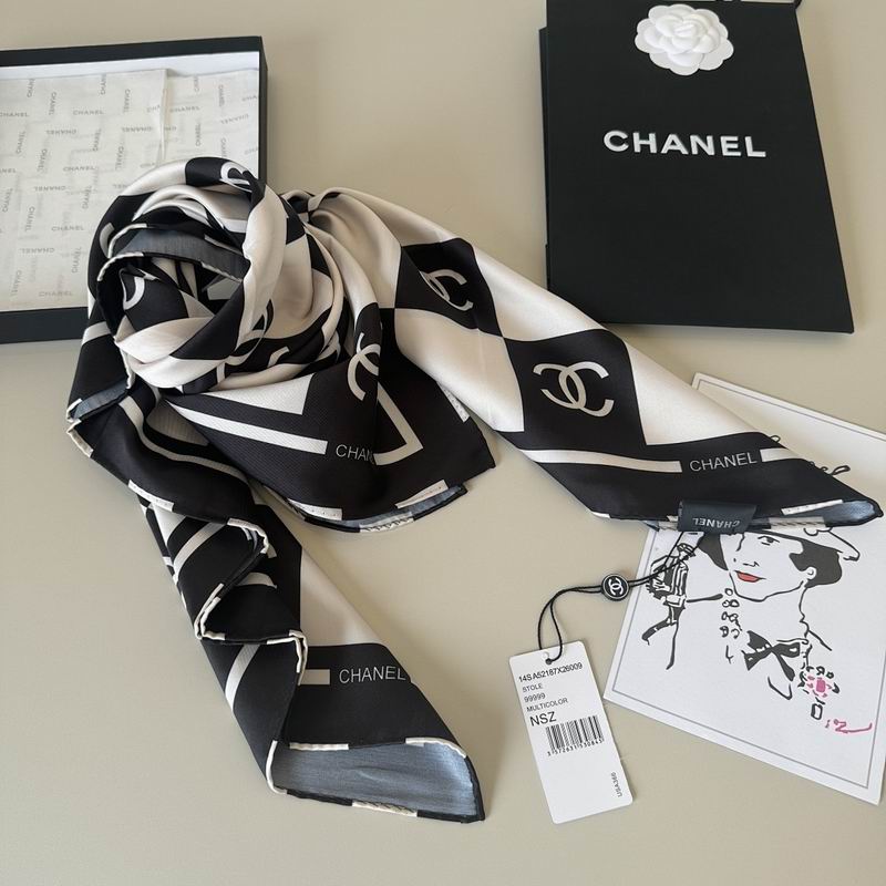 Chanel silk scarf hm (252)