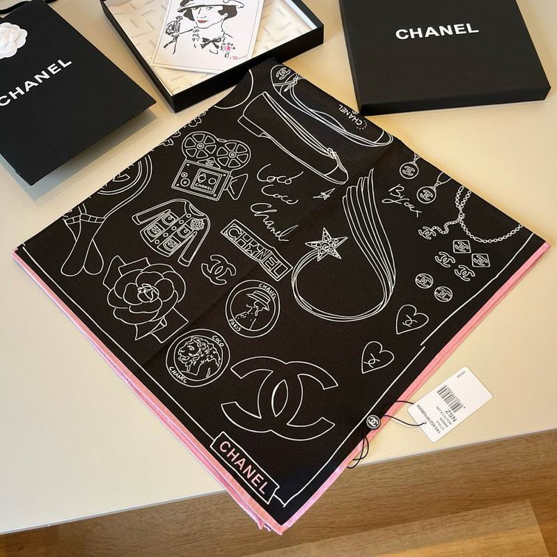 Chanel silk scarf hm (261)