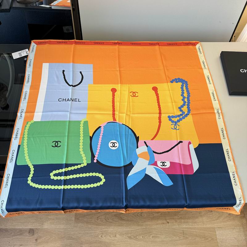 Chanel silk scarf hm (270)