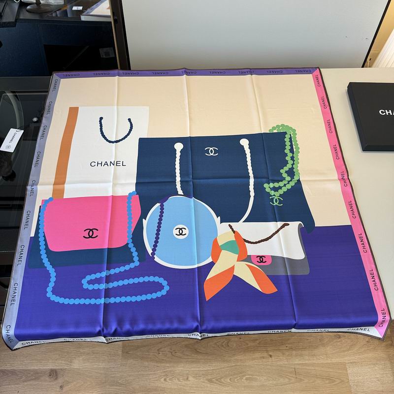Chanel silk scarf hm (273)