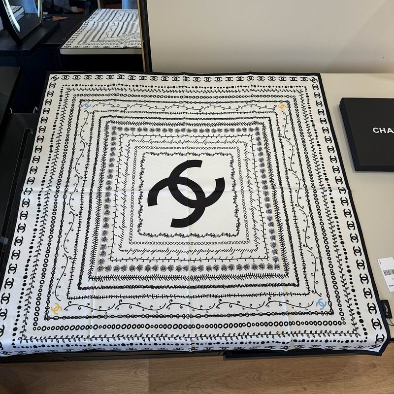 Chanel silk scarf hm (277)