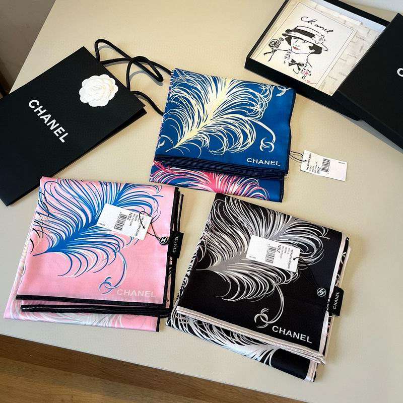 Chanel silk scarf hm (281)